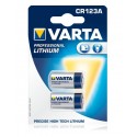 piles Lithium CR123  - VARTA x2