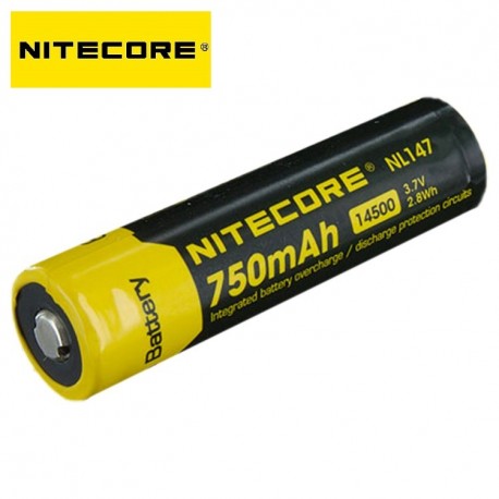 Nitecore - Accus Format 14500 Li-ion 750ma/h